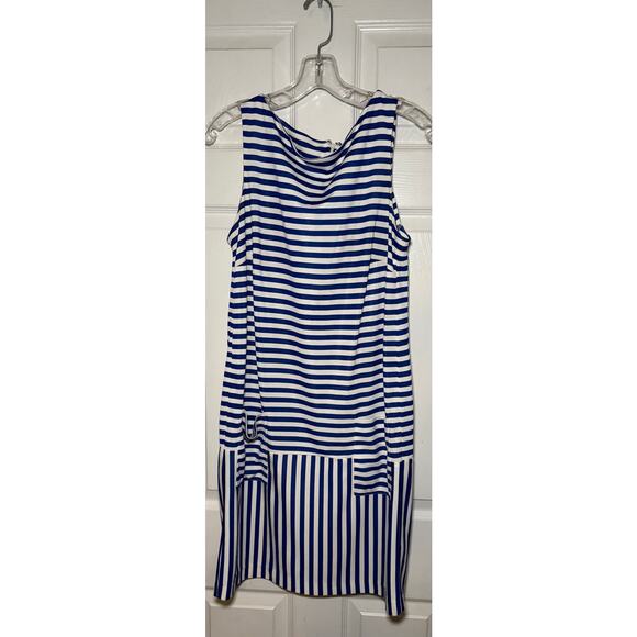 PREMISE Dresses & Skirts - Premise blue and white sleeveless dress size medium